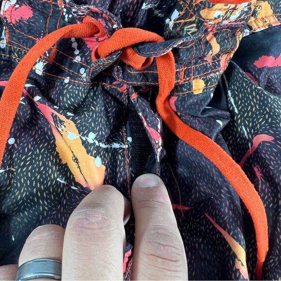 Mens Speedo Orange Water Shorts Swim Trunks 0599 - Picture 4 of 12